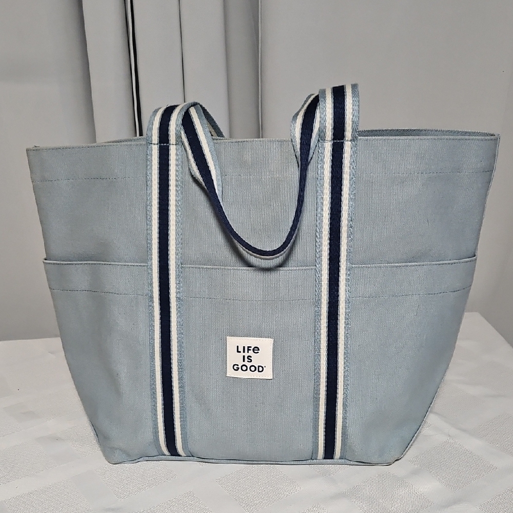 Life Is Good Canvas Tote